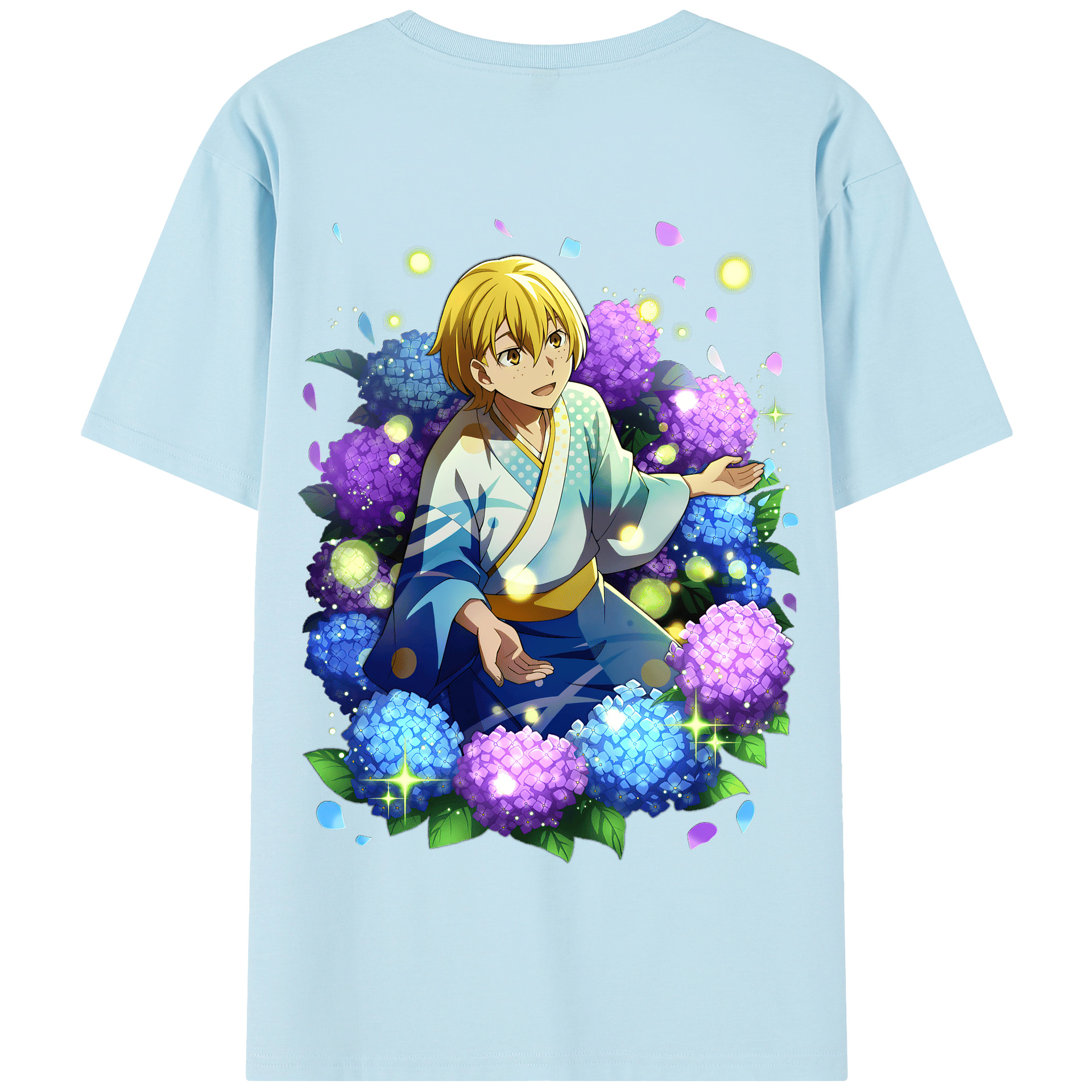 （画像用） 文豪ストレイドッグス Bungo Stray Dogs 綿100％半袖Tシャツ（背面プリント）